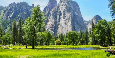 Cathedral Rocks Yosemite Valley